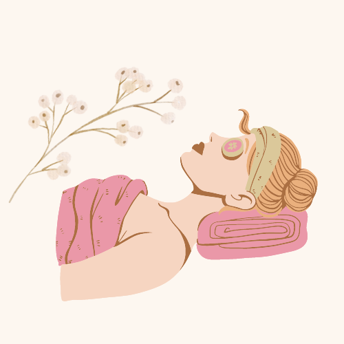 Femme Détente Soin Visage